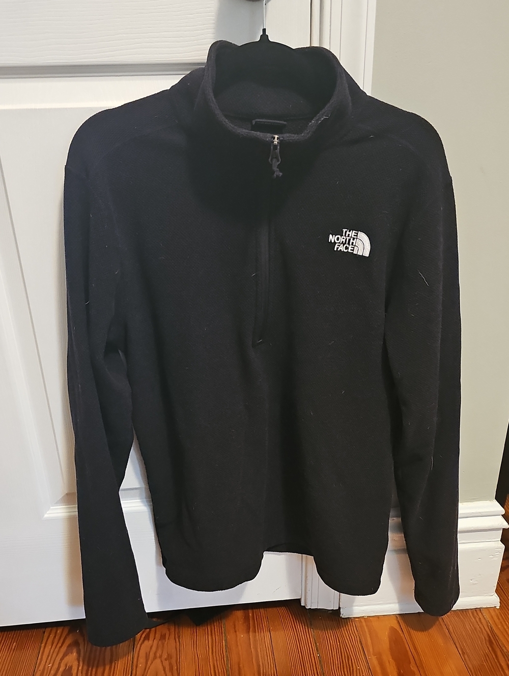 North Face Black Men's Half-Zip Fleece Pullover